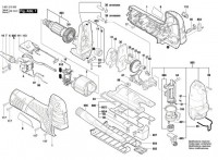 Bosch 3 601 E12 040 GST 150 CE Jig Saw Spare Parts